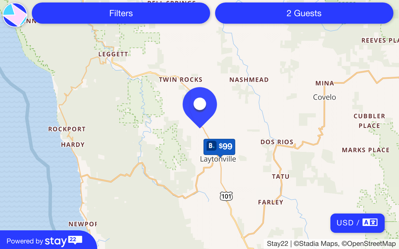 Places to stay near 49380, N Hwy 101, Laytonville, Mendocino County