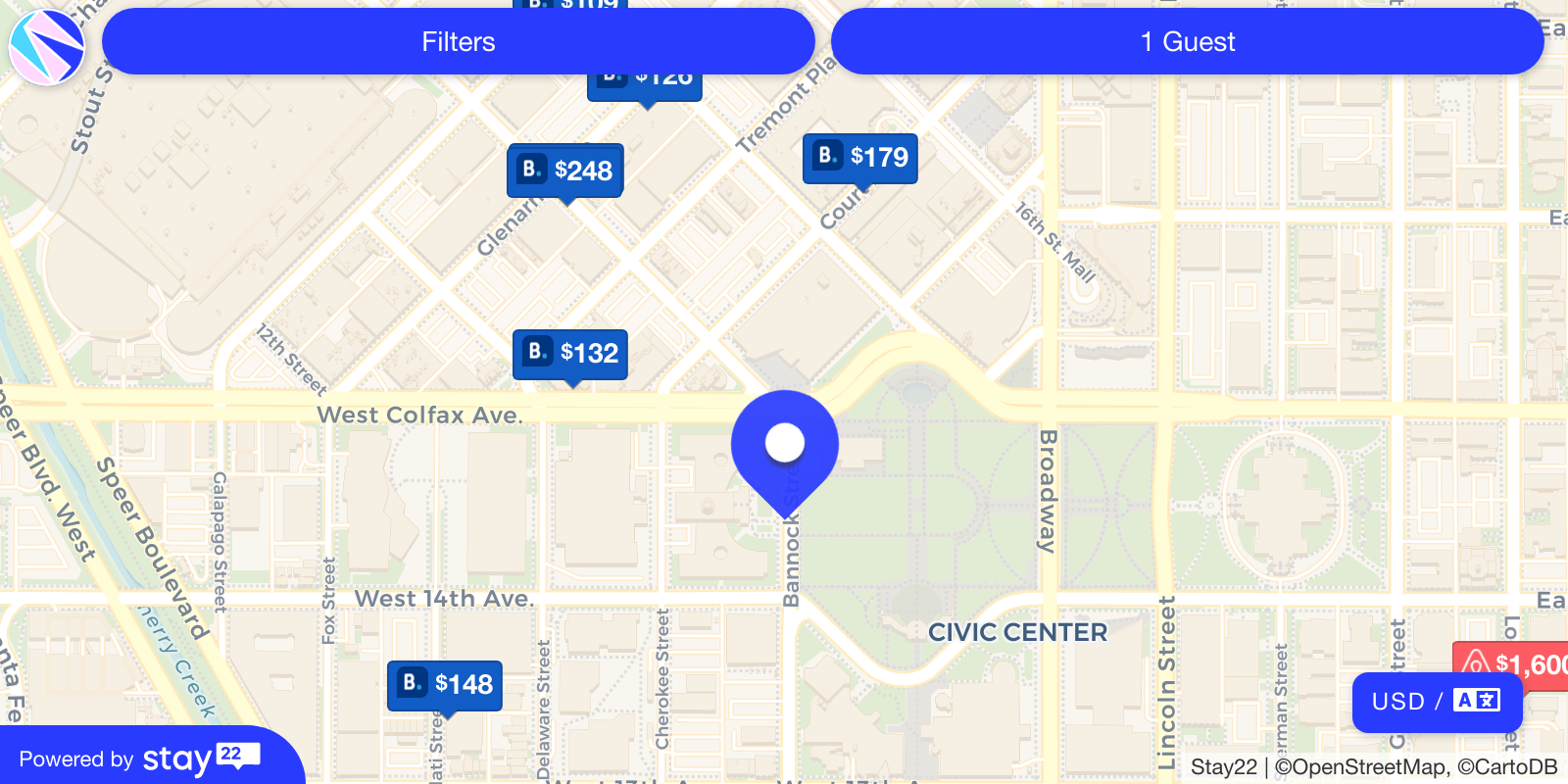 Places to stay near Bannock Central Plaza, Golden Triangle, Denver