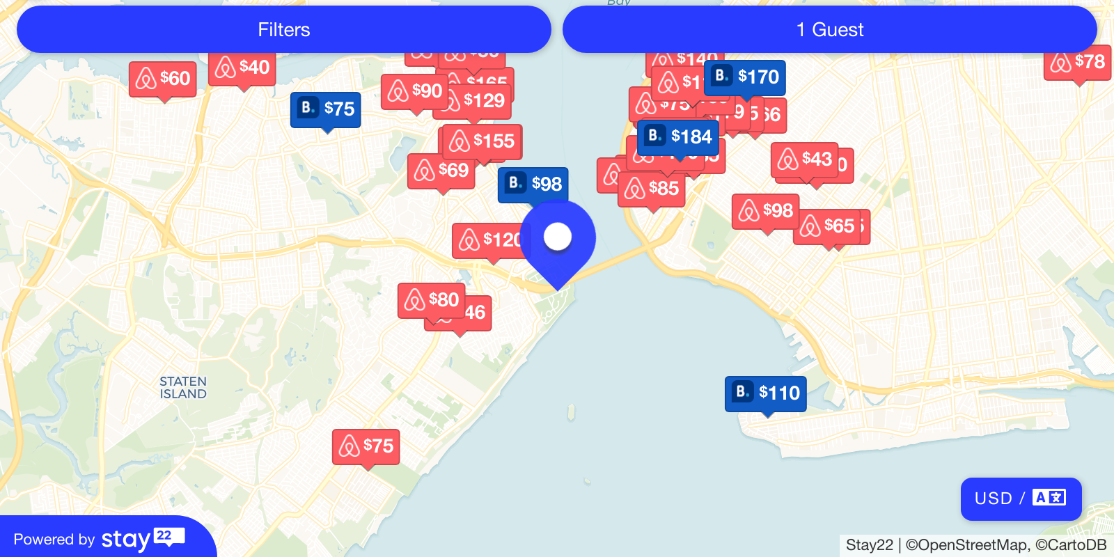 Places to stay near Staten Island, NY 10305, USA