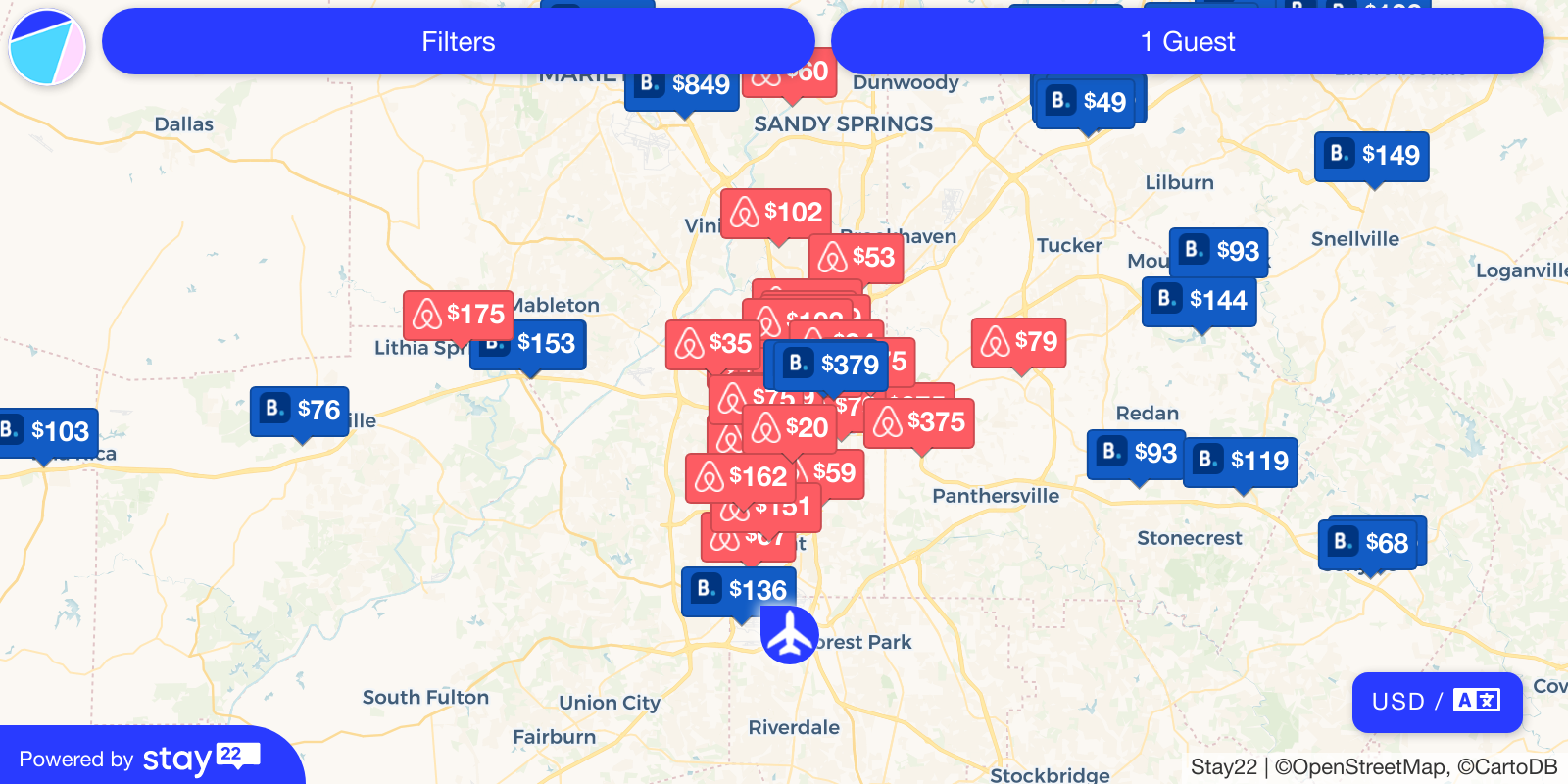 Places to stay in Atlanta, GA, USA