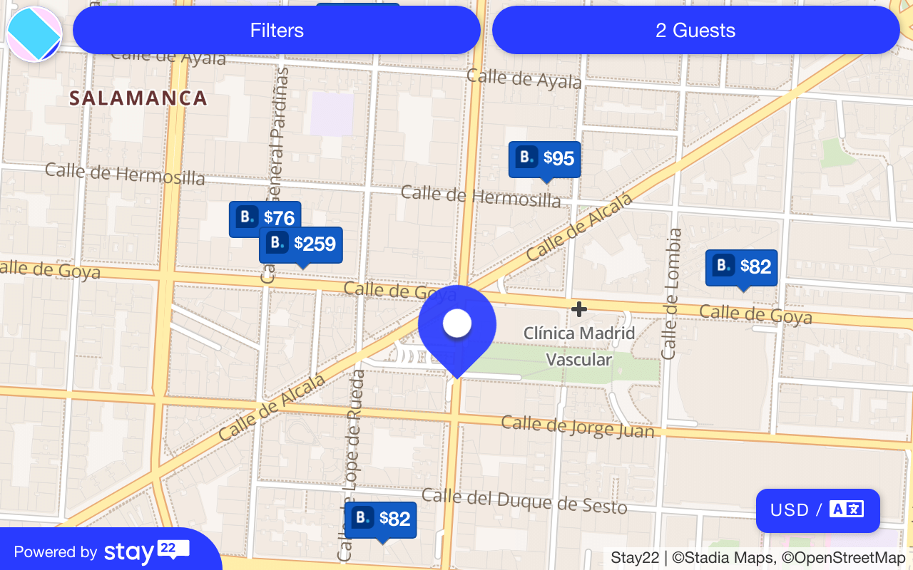 Places to stay near Calle de Narváez, Goya, Salamanca, Madrid ...