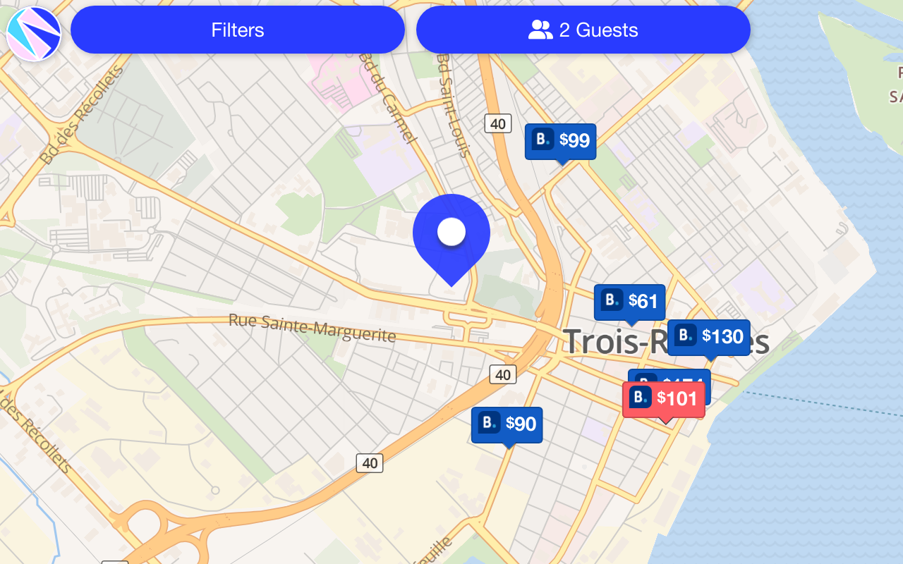 Places to stay near 1421, Boulevard des TroisRivières, TroisRivières, Quebec, G8Z 1T7