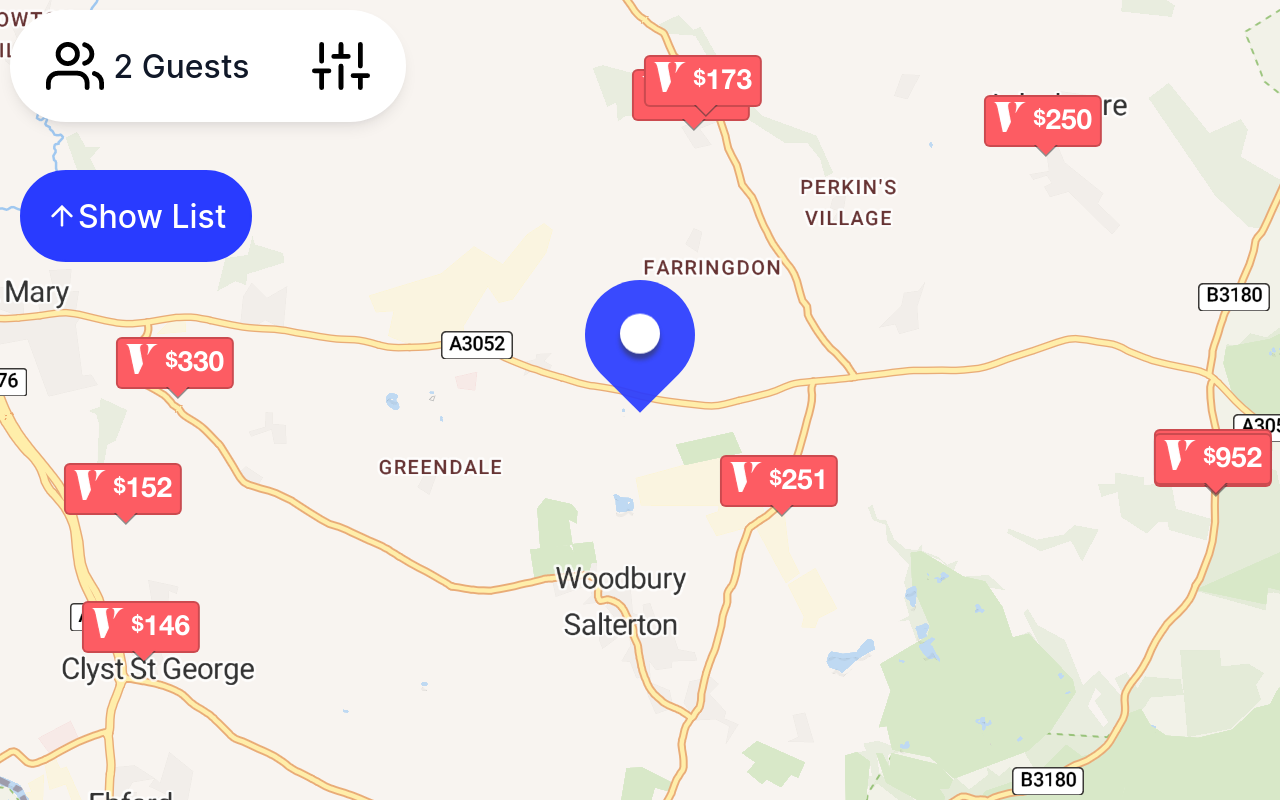 Places to stay near Greendale Farm Cafe, Sidmouth Road, Exeter, Devon