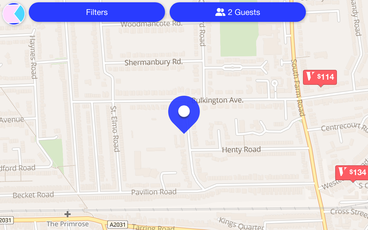 Places to stay near Worthing FC, 25, Woodside Road, West Worthing