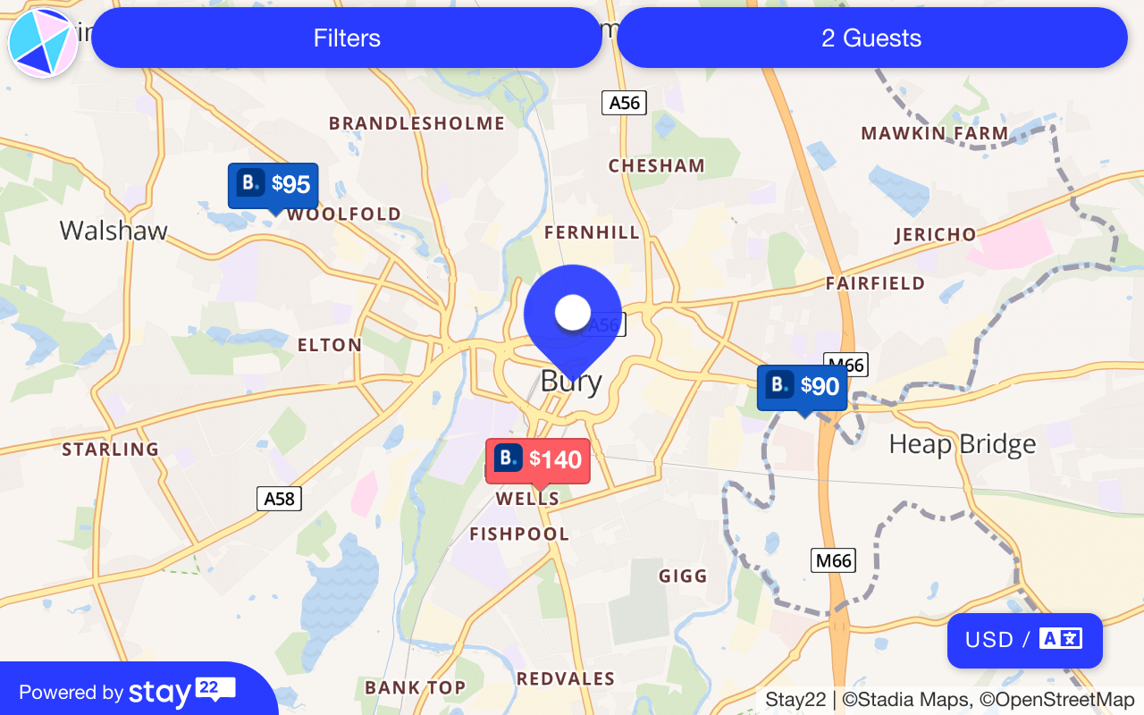 Places to stay near The Met, Market Street, Woodhill Fold, Buckley