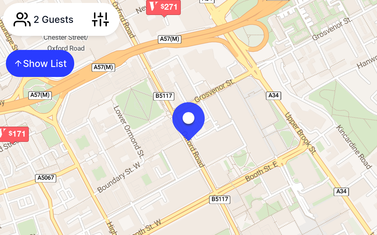 Places to stay near Manchester Metropolitan University All Saints