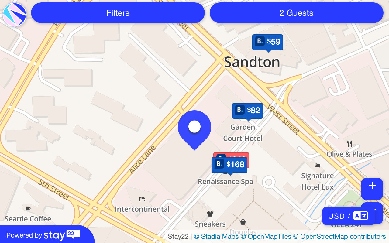 Places to stay near Sandton Convention Centre, Maude Street